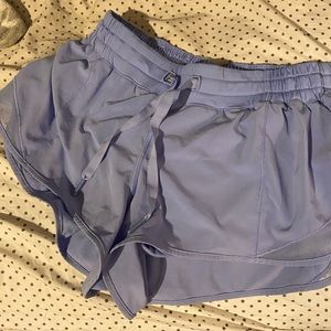 Hydrangea blue lululemon shorts